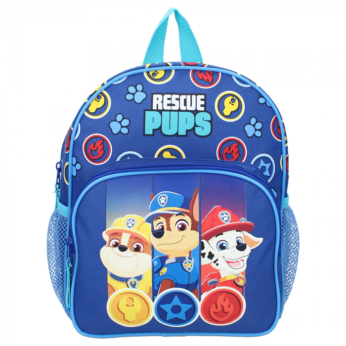 Rucsac pentru copii, 29x23x10 cm, cu doua compartimente, bretele intarite si ajustabile, multicolor, Puptastic Days, Paw Patrol [2]
