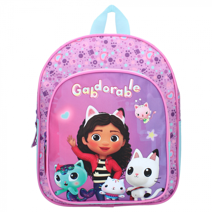 Rucsac pentru copii, 30x25x11 cm, bretele intarite si ajustabile, multicolor, Unlimited Adventure, Gabby's Dollhouse [2]