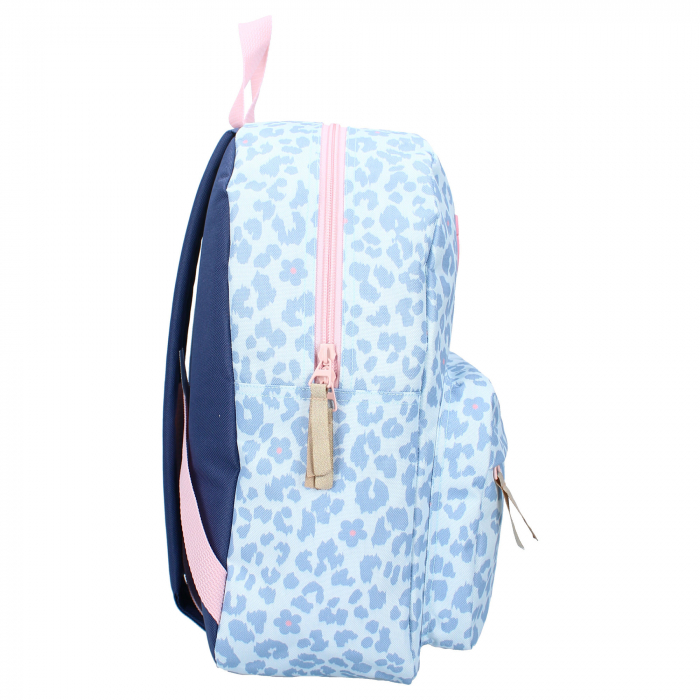 Rucsac pentru copii, 36x27x12 cm, bretele intarite si ajustabile, multicolor, Leopard And Laughter, Stitch [2]