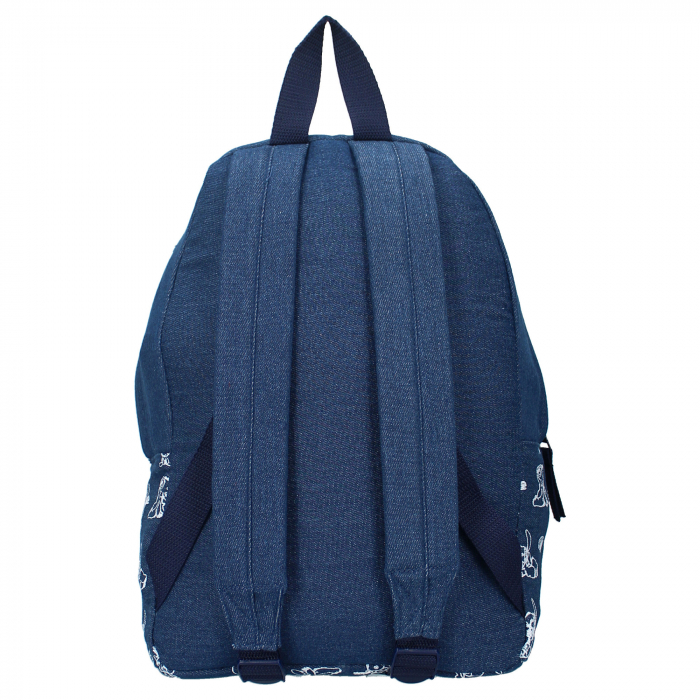 Rucsac pentru copii, 37x25,7x12 cm, bretele intarite si ajustabile, multicolor, Denim Revival, Stitch [4]