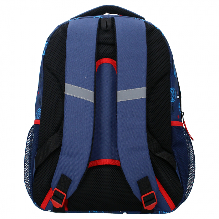 Rucsac pentru copii, 44x33x24 cm, cu trei compartimente, bretele intarite si ajustabile, multicolor, Beyond Amazing, Spiderman [4]