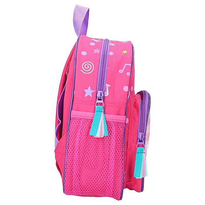 Rucsac multicolor cu 2 compartimente, 29x23x9 cm, Music and Dance, Peppa Pig [3]