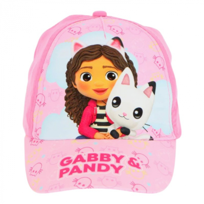 Sapca fete, multicolor, marimea 52 cm, So Fun, Gabby's Dollhouse [2]