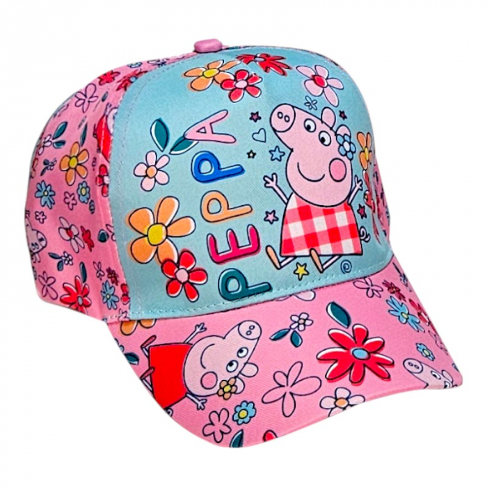 Sapca pentru fetite, multicolor, marimea 51 cm, Peppa Pig [1]