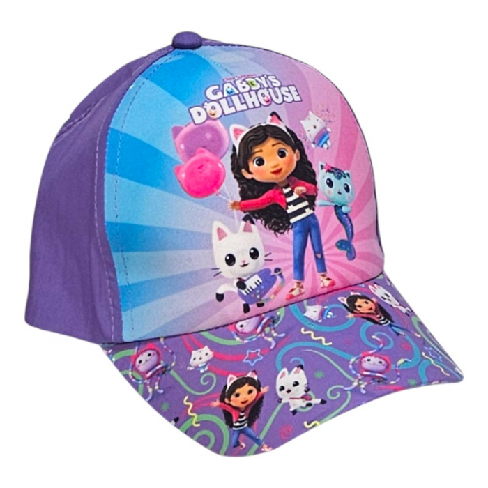 Sapca pentru fetite, multicolor, marimea 52 cm, Friends, Gabby's Dollhouse [1]