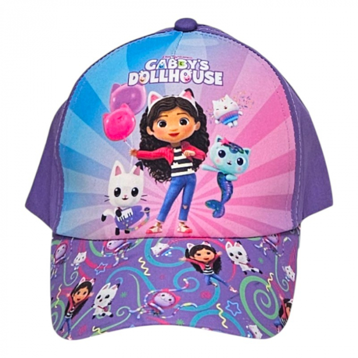 Sapca pentru fetite, multicolor, marimea 52 cm, Friends, Gabby's Dollhouse [3]