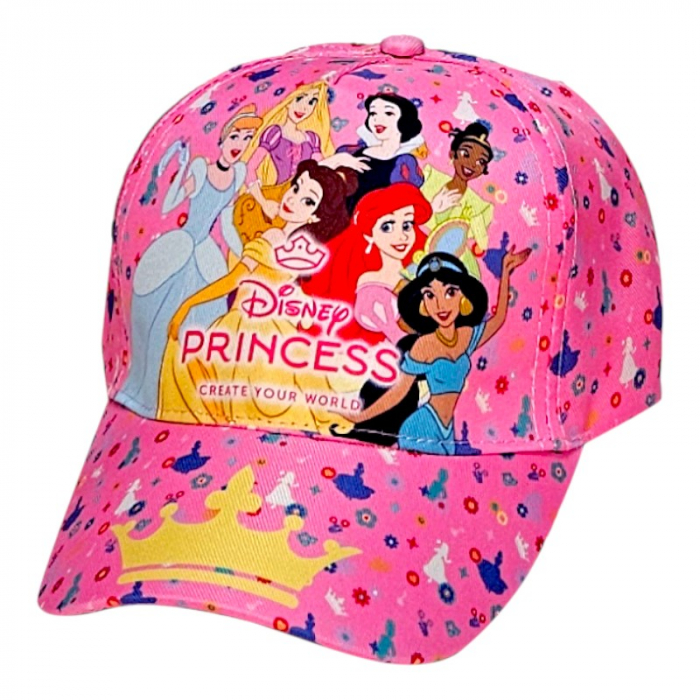 Sapca pentru fetite, multicolor, marimea 52 cm, Princess, Disney [2]