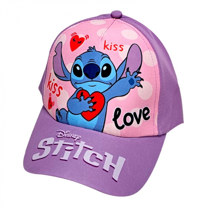 Sapca pentru fetite, multicolor, marimea 52 cm, Stitch [2]
