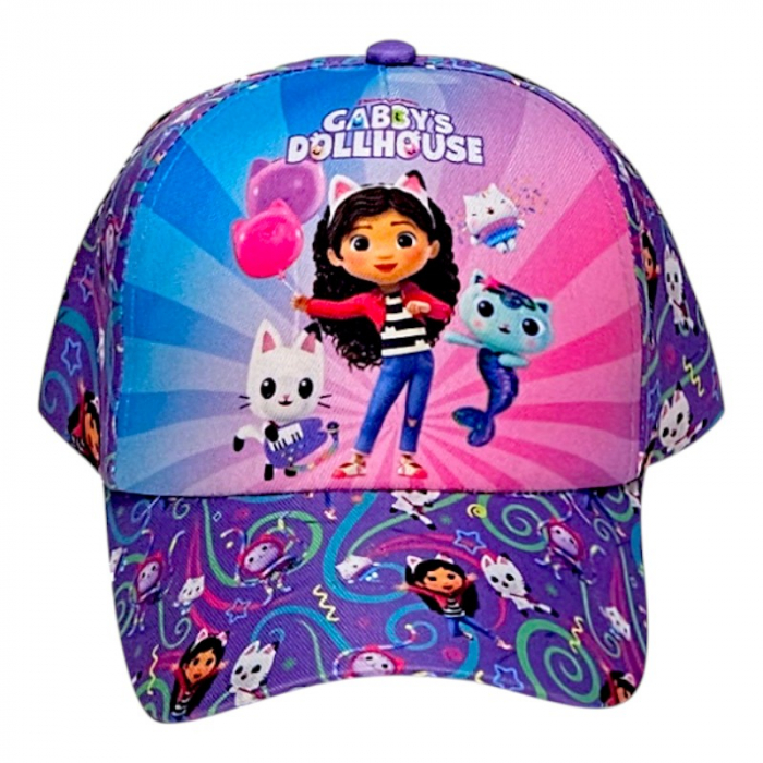 Sapca pentru fetite, multicolor, marimea 52 cm, Team, Gabby's Dollhouse [3]