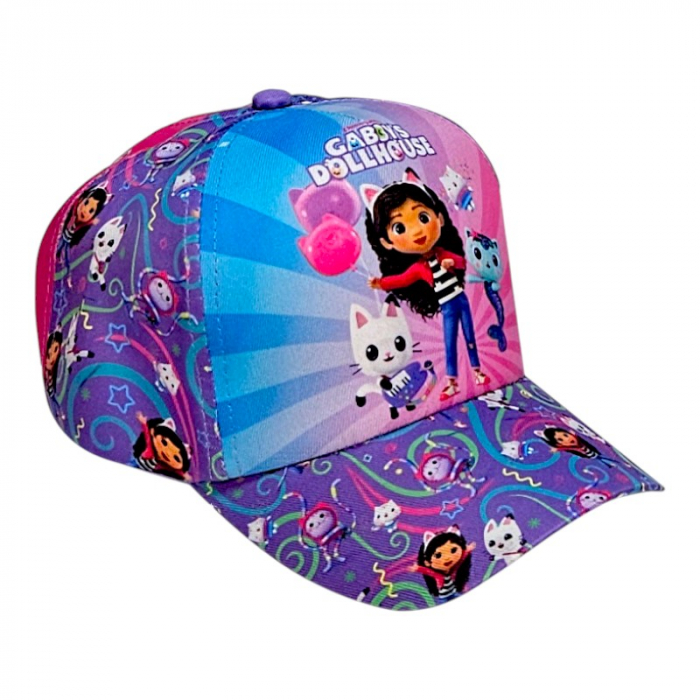 Sapca pentru fetite, multicolor, marimea 52 cm, Team, Gabby's Dollhouse [1]