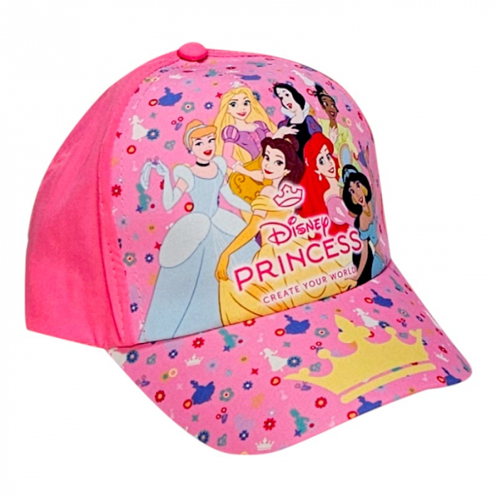 Sapca pentru fetite, multicolor, marimea 52 cm, The Princess [1]