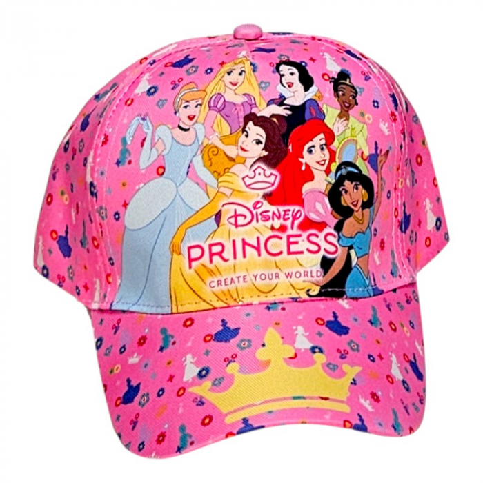 Sapca pentru fetite, multicolor, marimea 54 cm, Princess, Disney [3]