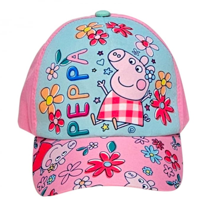 Sapca pentru fetite, roz, marimea 53 cm, Peppa Pig [3]