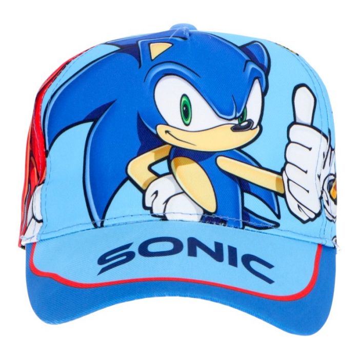 Sapca tip baseball, pentru baieti, multicolor, marimea 53 cm, So Fun, Sonic [2]