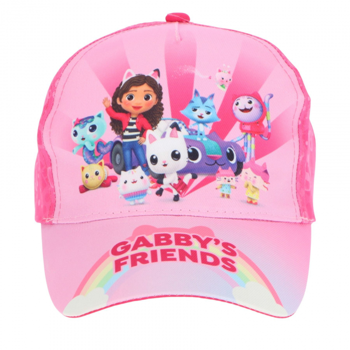 Sapca tip baseball, pentru fete, multicolor, marimea 53 cm, So Fun, Gabby's Dollhouse [2]