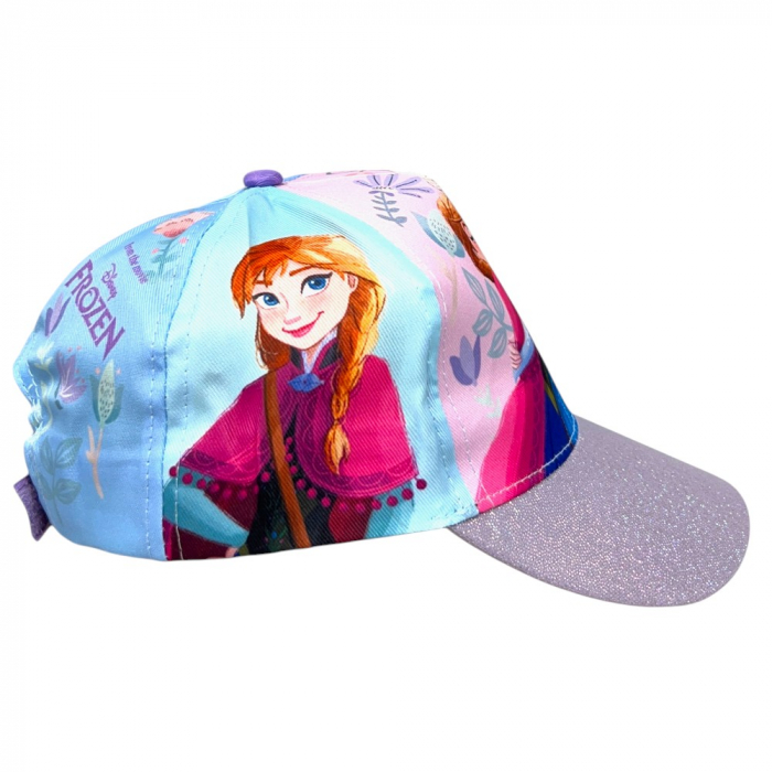 Sapca tip baseball, pentru fete, multicolor, marimea 54 cm, So Fun, Frozen [3]
