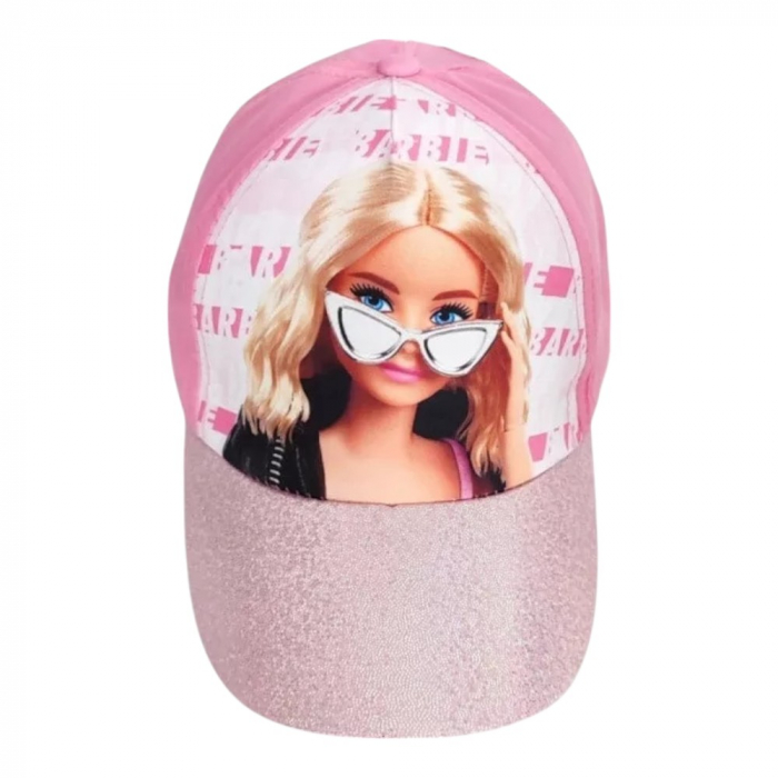 Sapca tip baseball, pentru fete, roz, marimea 54, Fun, Barbie [2]