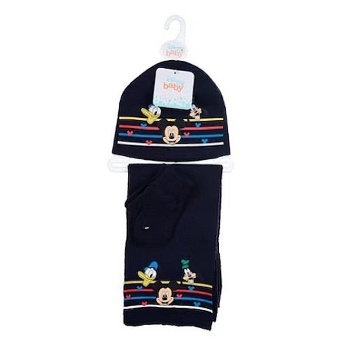 Set căciulă, fular și mănuși, albastru, Mickey Mouse [2]