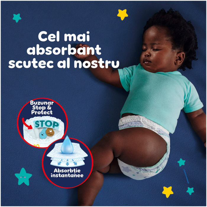 Scutece chiloțel de noapte Pampers Night Pants, numărul 5, 12-17 kg, 22 buc [4]