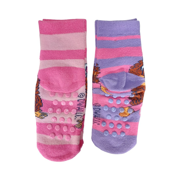 Set 2 perechi șosete ABS, talpă antiderapantă și 3 perechi chiloți fete, 100% bumbac, multicolor, Happy, Gabby's Dollhouse [3]