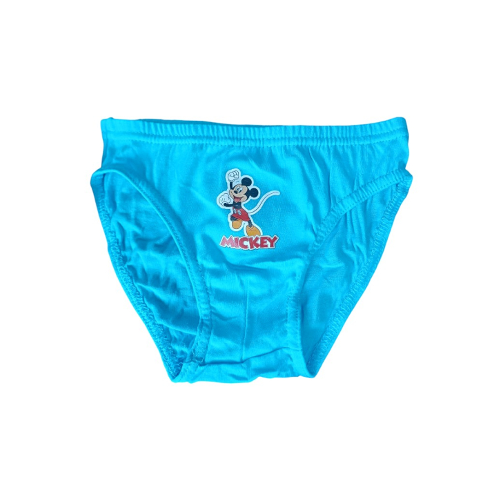 Set 3 perechi chiloți băieți, multicolor, 100% bumbac, Happy, Mickey Mouse [3]