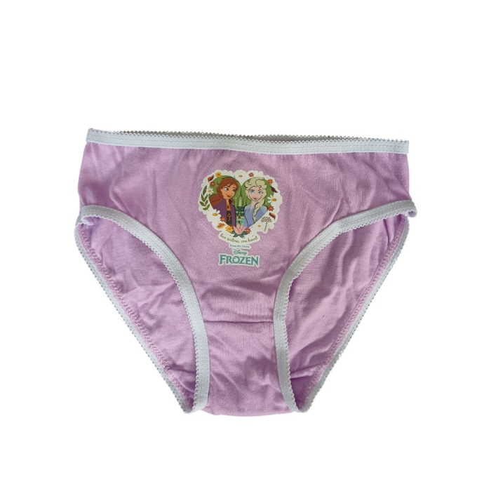 Set 3 perechi chiloți fete, multicolor, 100% bumbac, Happy, Frozen [5]