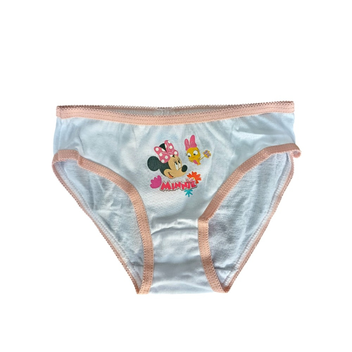 Set 3 perechi chiloți fete, multicolor, 100% bumbac, Happy, Minnie Mouse [4]