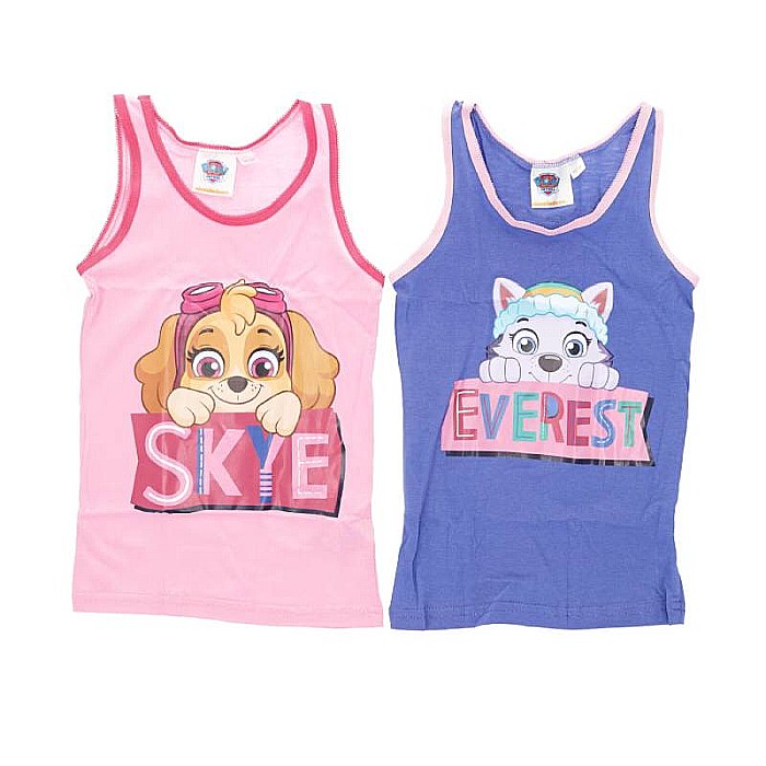 Set două maiouri fete, 100% bumbac, multicolor,  Skye Everest, Paw Patrol [1]