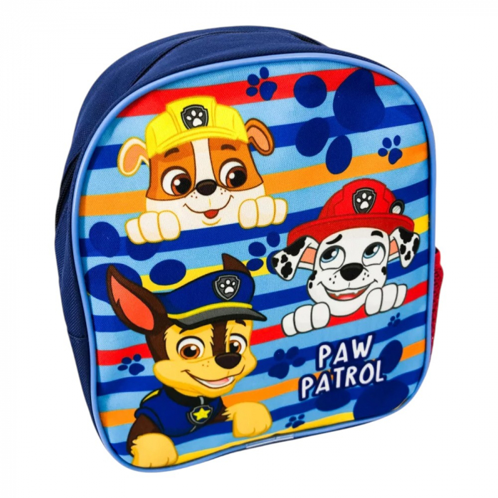 Set ghiozdan, 26x22x10 cm, sac sport si portofel, albastru, Paw Patrol [2]
