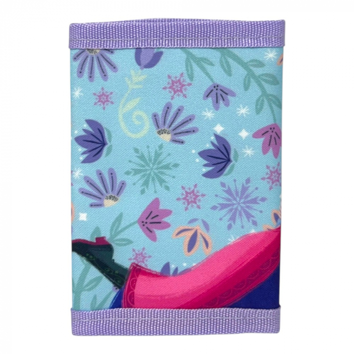Set ghiozdan, 26x22x10 cm, sac sport si portofel, multicolor, Frozen [8]