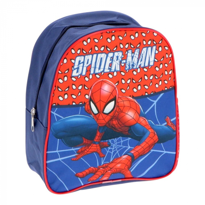 Set ghiozdan, 26x22x10 cm, sac sport si portofel, multicolor, Spiderman [2]