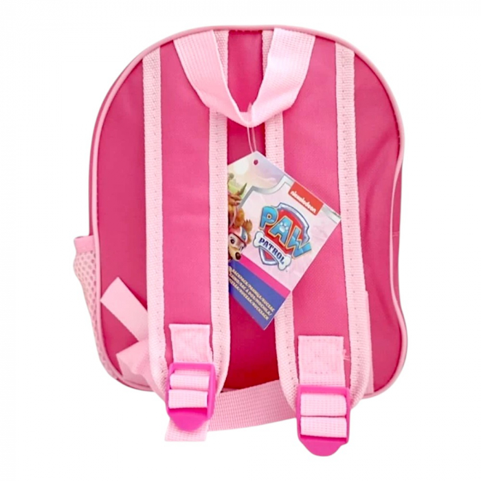 Set ghiozdan, 26x22x10 cm, sac sport si portofel, roz, Paw Patrol [5]