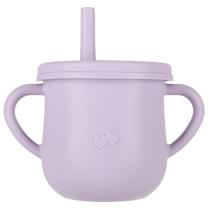 Set hrănire bebeluși și copii din silicon, 9 piese, Pink Homio, bavetă, farfurie compartimentată, bol cu ventuză, pahar cu capac, tacâmuri, ideal pentru diversificare, fără alergeni [12]