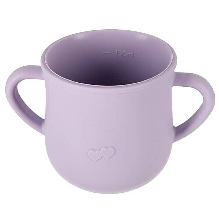 Set hrănire bebeluși și copii din silicon, 9 piese, Pink Homio, bavetă, farfurie compartimentată, bol cu ventuză, pahar cu capac, tacâmuri, ideal pentru diversificare, fără alergeni [2]