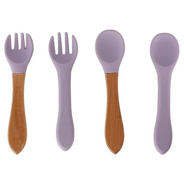 Set hrănire bebeluși și copii din silicon, 9 piese, Pink Homio, bavetă, farfurie compartimentată, bol cu ventuză, pahar cu capac, tacâmuri, ideal pentru diversificare, fără alergeni [5]