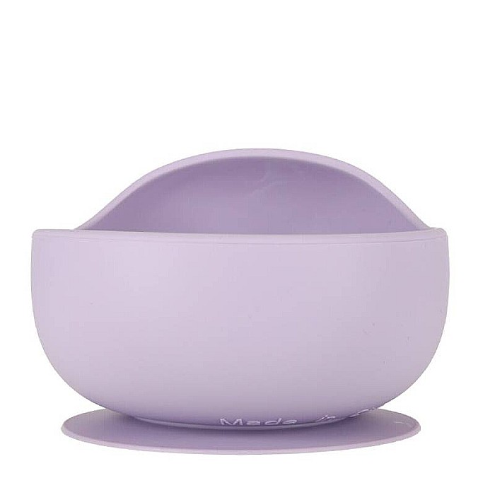 Set hrănire bebeluși și copii din silicon, 9 piese, Pink Homio, bavetă, farfurie compartimentată, bol cu ventuză, pahar cu capac, tacâmuri, ideal pentru diversificare, fără alergeni [7]