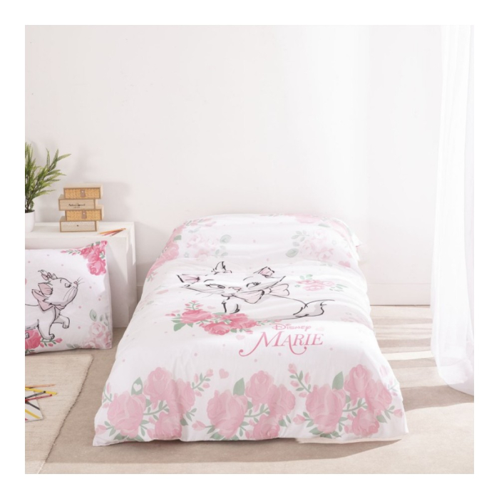 Set lenjerie pat, 100% bumbac, 2 piese, 140x200 cm, 65x65 cm, multicolor, Happy, The Aristocats [3]
