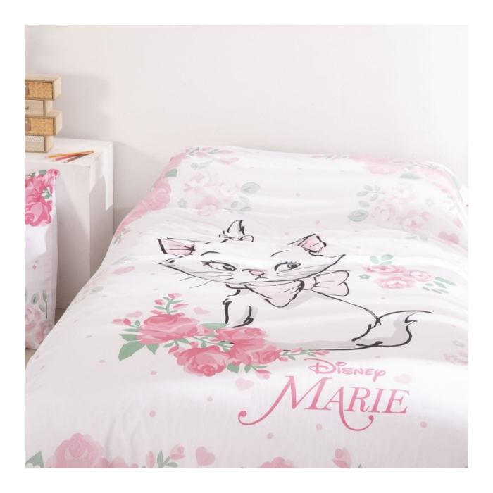 Set lenjerie pat, 100% bumbac, 2 piese, 140x200 cm, 65x65 cm, multicolor, Happy, The Aristocats [4]