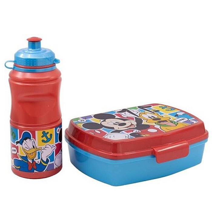 Set cutie sandwich și sticlă pentru lichide, 400 ml, multicolor, Better Together, Mickey Mouse, Disney [2]