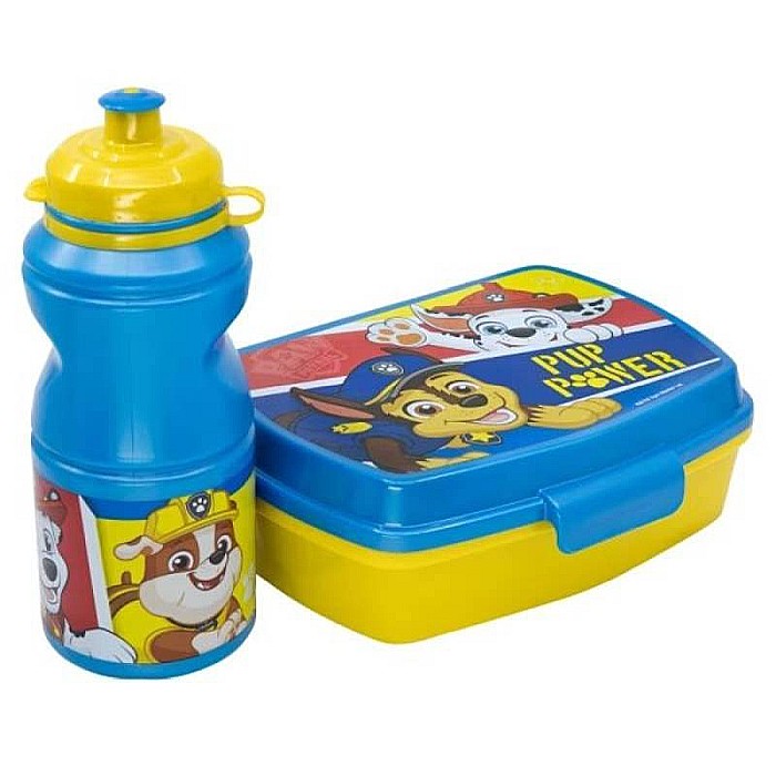 Set cutie sandwich și sticlă pentru lichide, multicolor, 400 ml, Pup Power, Paw Patrol [2]