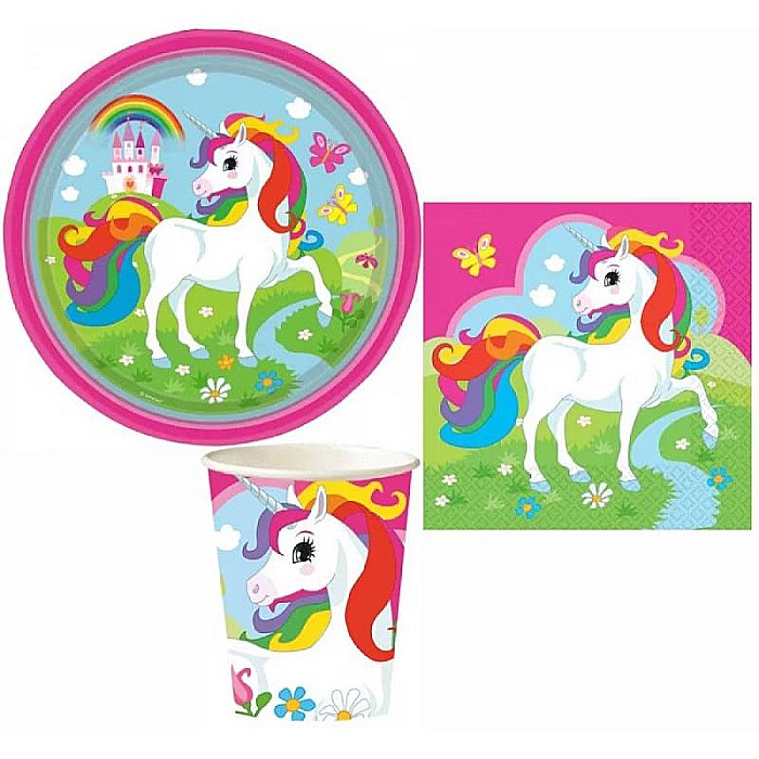 Set petrecere 36 piese, multicolor, Unicorn [1]