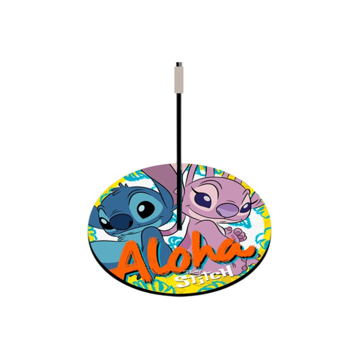 Set Ping-Pong pentru copii, 2 palete de tenis, 5 mingi, fileu cu ventuze, bază cu tijă flexibilă, multicolor, Stitch [7]