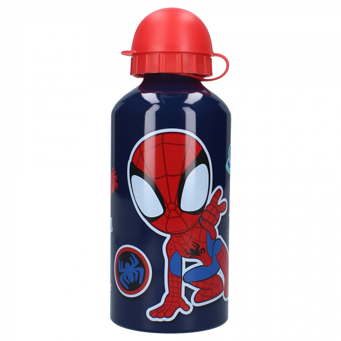 Set rucsac copii, 29x22x9 cm, sticla apa din aluminiu 500 ml si cutie sandwich 16x13x5 cm, din plastic fara BPA, Spidey [8]