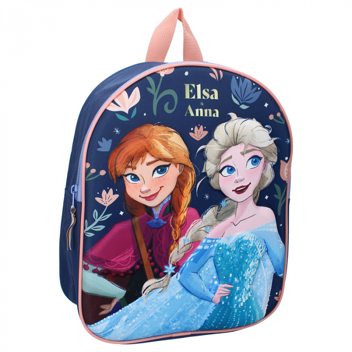 Set rucsac copii 3D, 29x22x9 cm, sticla apa din aluminiu 500 ml si cutie sandwich 16x13x5 cm, din plastic fara BPA, Frozen [3]
