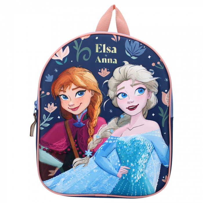 Set rucsac copii 3D, 29x22x9 cm, sticla apa din aluminiu 500 ml si cutie sandwich 16x13x5 cm, din plastic fara BPA, Frozen [6]