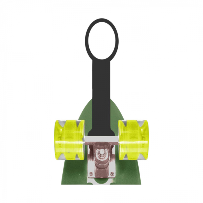 Skateboard Copii, 55 x 15 cm, placa PP antiderapanta, rulmenti Abec-7, multicolor, Skids Control Military [3]