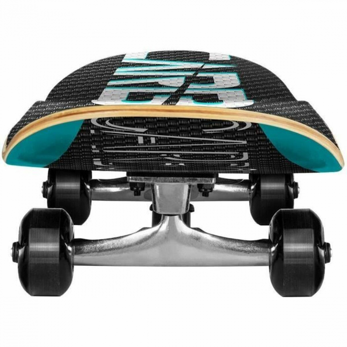 Skateboard Copii, 70x20 cm, 9 straturi de artar, placa antiderapanta, rulmenti Abec-5, multicolor, Skids Control Carbone [3]
