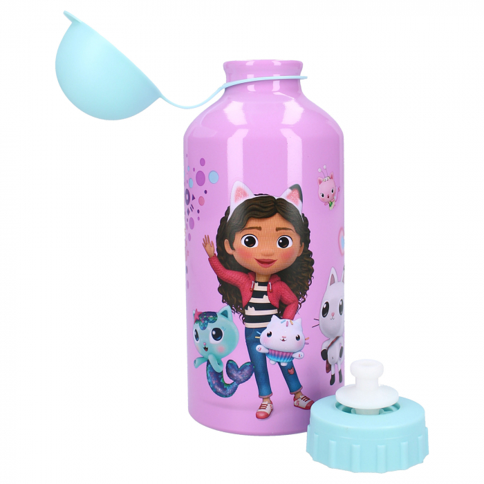 Sticla apa din aluminiu, multicolor, capacitate 500 ml, Really Refreshing, Gabby's Dollhouse [5]