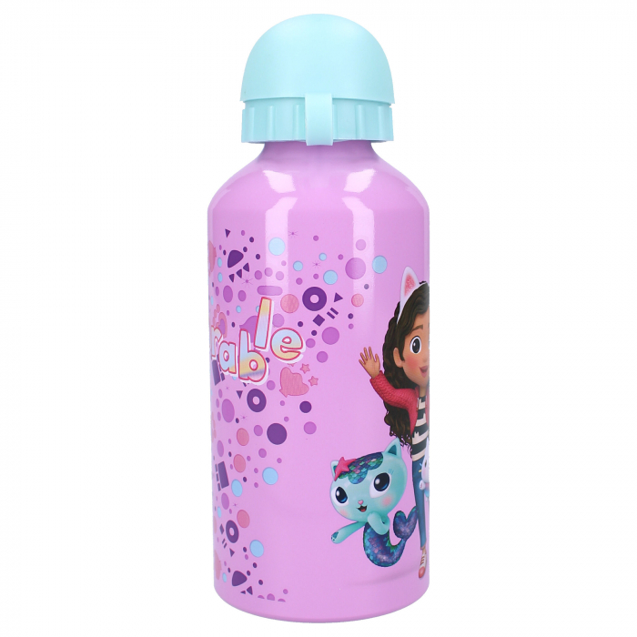 Sticla apa din aluminiu, multicolor, capacitate 500 ml, Really Refreshing, Gabby's Dollhouse [2]