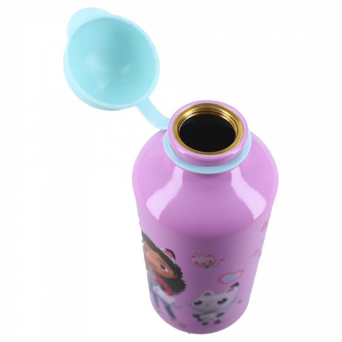 Sticla apa din aluminiu, multicolor, capacitate 500 ml, Really Refreshing, Gabby's Dollhouse [6]